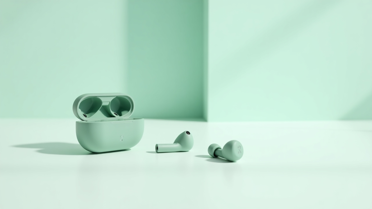 True wireless earbuds charging case with soft-touch matte design